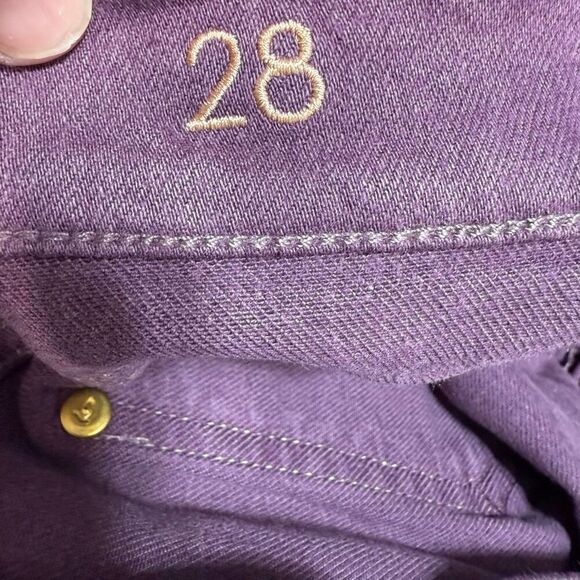 Women’s Jeans sz 28 Made in Heaven by Theory Jeans sz 28 Skinny Purple # F830 - Picture 10 of 10